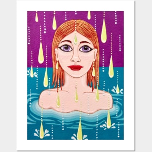 Raindrops keep falling Posters and Art